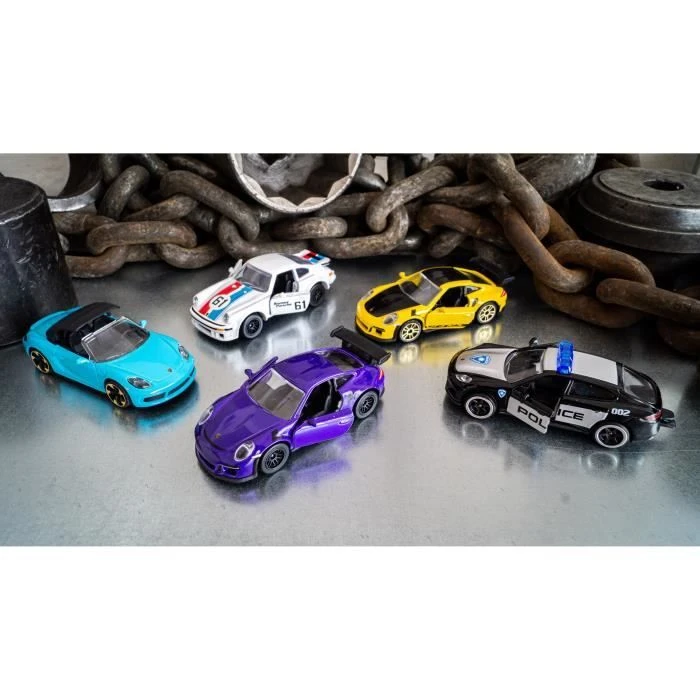 Coffret Majorette Porsche V Hicules M Tal L Chelle Me