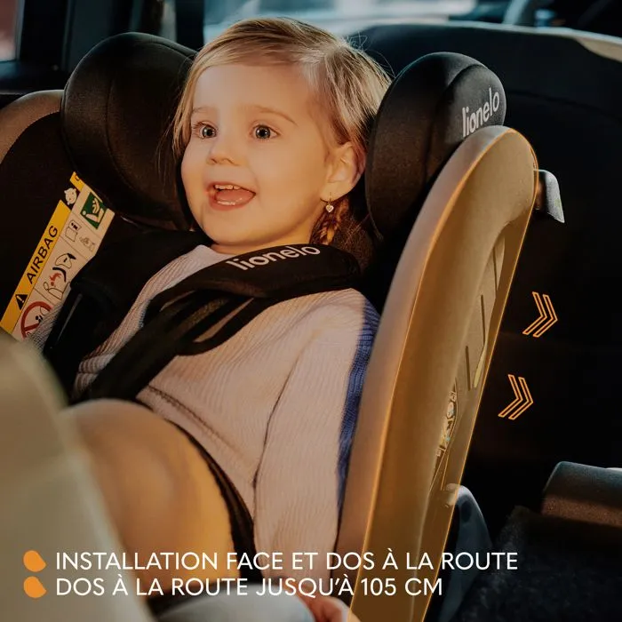 Siège-auto bébé évolutif LIONELO Aart i-Size - 40-150 cm - De 0 à 36 kg - Soutien lombaire - Groupe 0+/1/2/3 - Gris-2