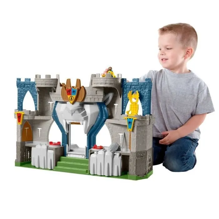 Imaginext - Coffret Château Fort Aventure du Lion avec figurine - Accessoire Figurines - Dès 3 ans-2
