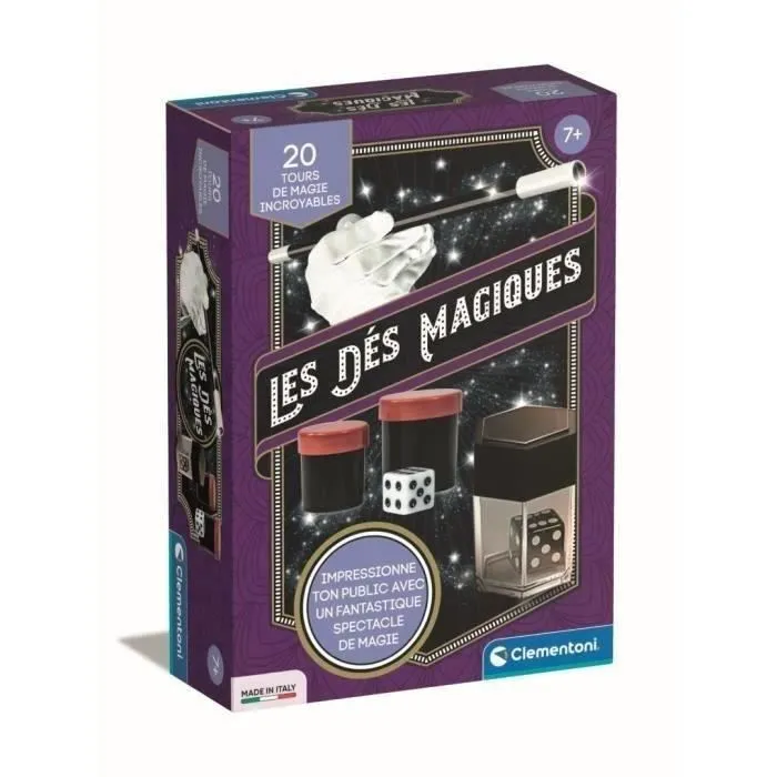 Clementoni - Coffret des dés magiques - 20 tours - Dés 7 ans-0