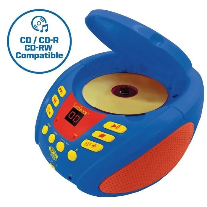 Lecteur CD Bluetooth La Pat’ Patrouille avec Effets Lumineux-4