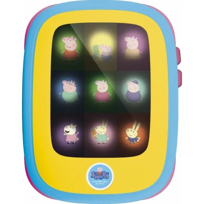 LISCIANIGIOCHI- PEPPA PIG BABY TAB JOUER ET APPRENDRE, 92246, NON APPL-1