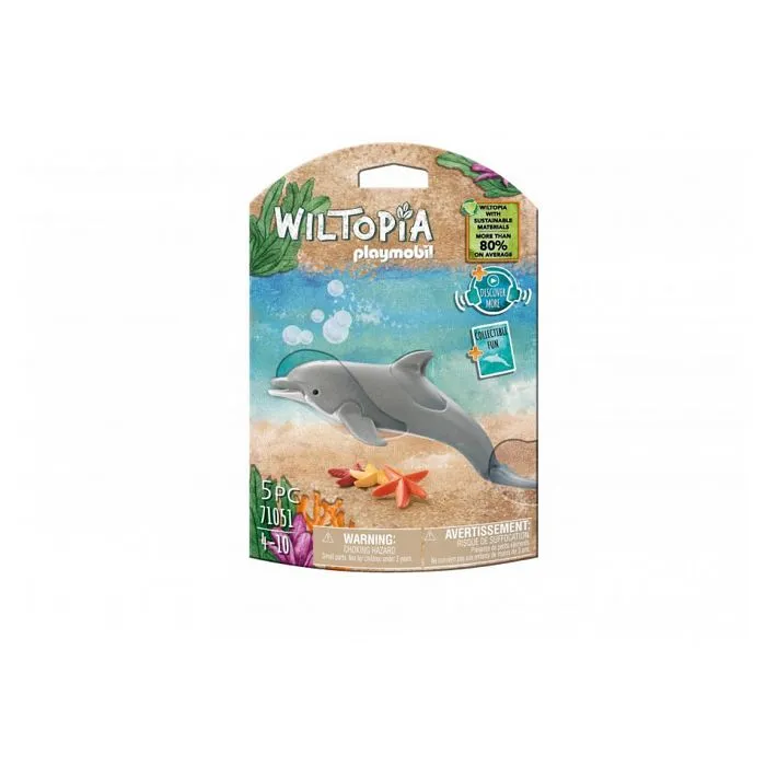 Jeux de construction - PLAYMOBIL - DAUPHIN WILTOPIA - Enfant - Bleu - Multicolore-0