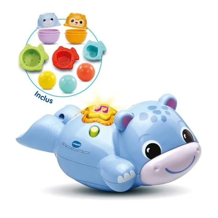 VTECH THÉO, MON HIPPO BÉBÉ NAGEUR-0