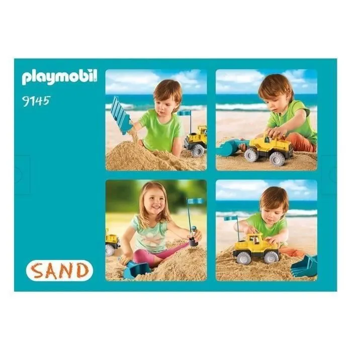 Chargeur avec Pelle - PLAYMOBIL 9145 - Playmobil Sand - Mixte - A partir de 2 ans-2