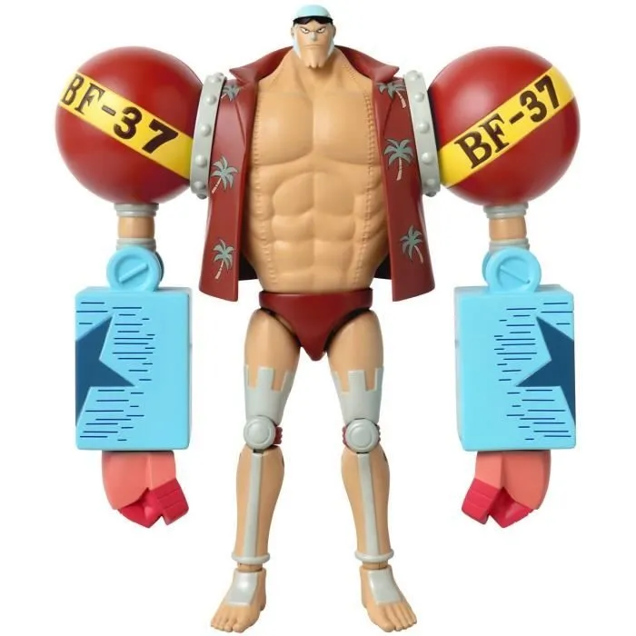 Figurine Anime Heroes - Bandai - One Piece - Franky - 17 cm-6