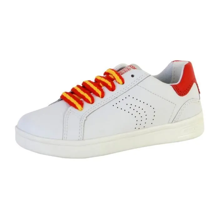 Basket Geox Djrock B - Blanc/Rouge-0