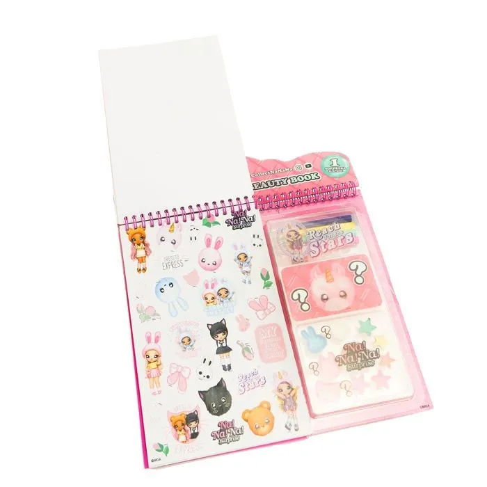Jeu de creation maquillage Nice group - 4001 - NaNaNa Surprise Livre Multi-activites Beauty Book Maquillage, , Multicolore-3