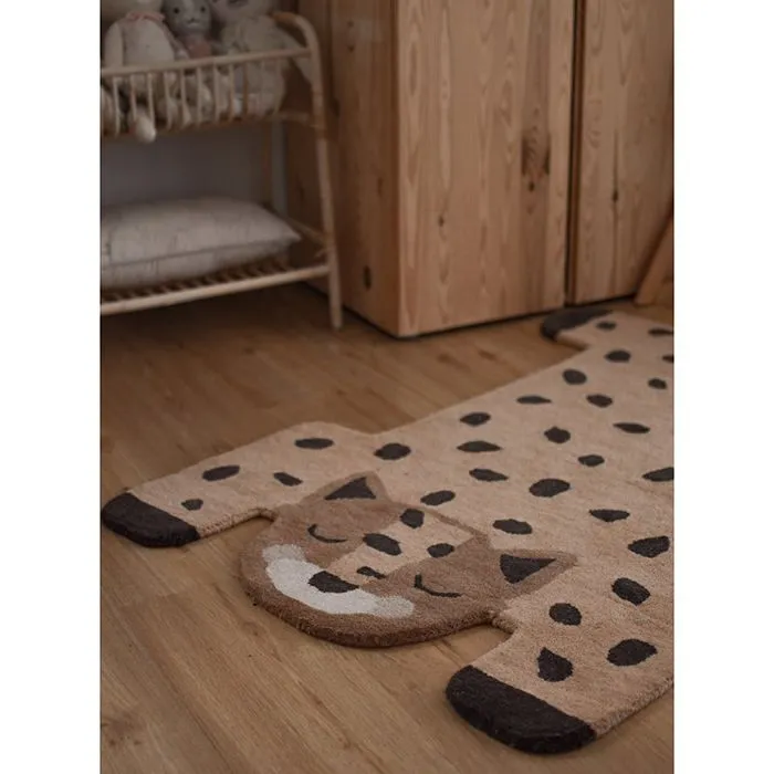 Tapis enfant - Nattiot - Kumako - 90x125 cm - Laine - Motif léopard-2