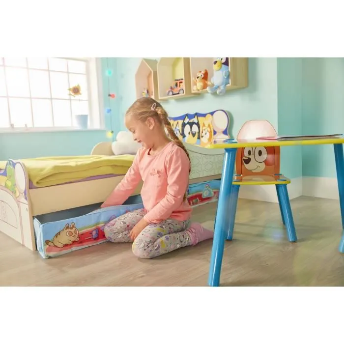 Lit pour enfants avec espace de rangement sous le lit BLUEY-4