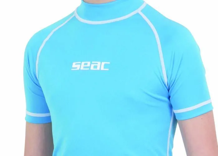 Seac T-Sun Short Enfant Rash Guard t-shirt de protection anti UV pour la natation ou la plongee-2