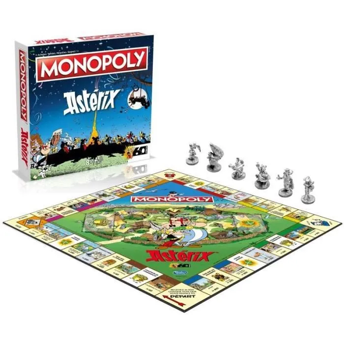 Jeu de plateau MONOPOLY ASTERIX - WINNING MOVES - 90 min - 8 ans et plus-4