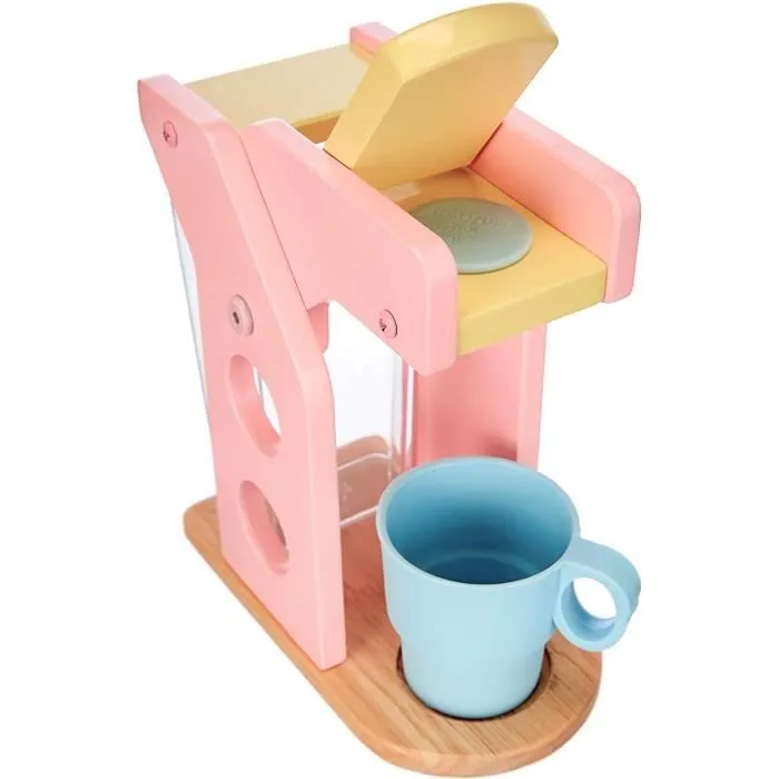 Set Café en Bois Kidkraft - Couleurs Pastel - Dinette pour Enfant-3