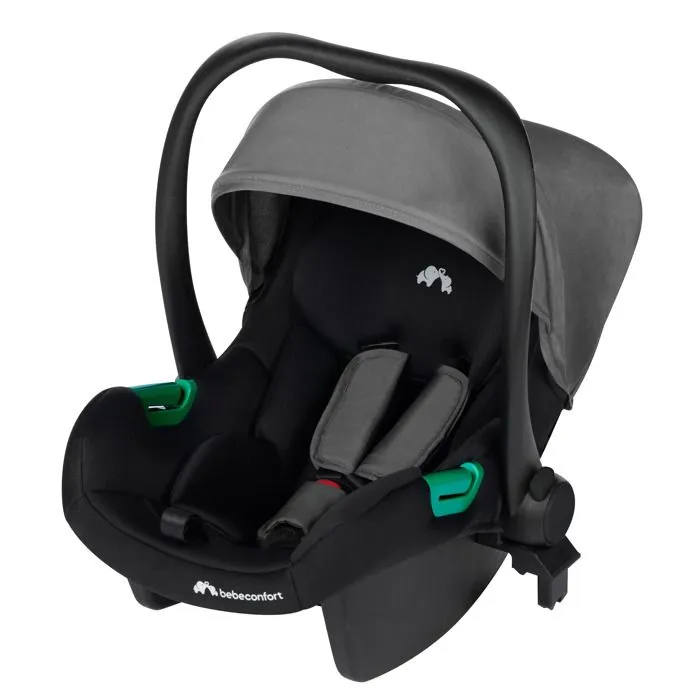 BEBECONFORT HAZE Poussette 3 en 1 i-Size – assise transformable en nacelle + Siège auto Groupe 0+ De 0 à 22Kg, Tinted Stone-5