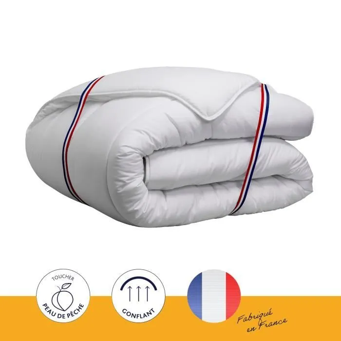 DODO Couette tempérée Country - 220 x 240 cm - Blanc-4