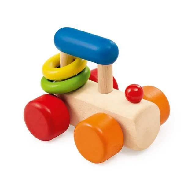 Jouet en bois - SELECTA - Ma première locomotive - Coloré - Mixte-0