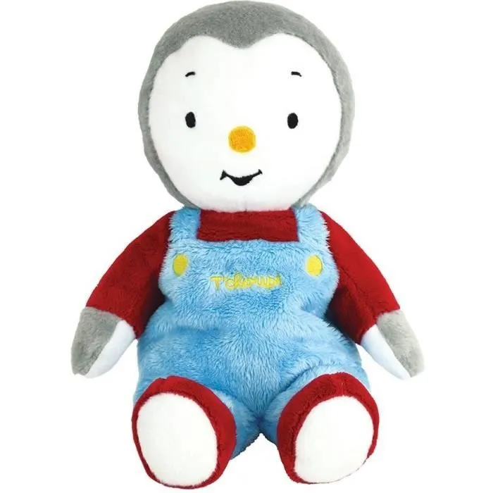 T'choupi Peluche Bouillotte +/- 21 cm avec Micro Perles d'Argile - JEMINI - Apaise les maux de ventre et réchauffe.-1
