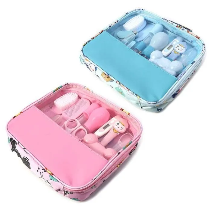 Trousse de Soin Bébé Complete MARQUEUNE - 13 Accessoires - (Bleu)-3
