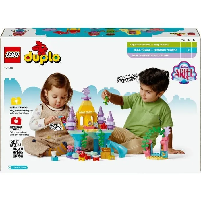 LEGO® DUPLO® | Disney 10435 Le palais sous-marin magique d’Ariel - Poupée La Petite Sirène-5