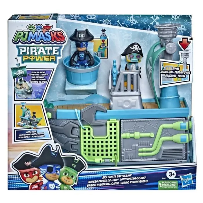 PYJAMASQUES - Bateau pirate de l'air - HASBRO - Jouet préscolaire pour enfants dès 3 ans-3