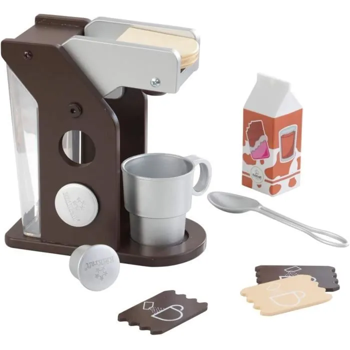 Dinette ensemble machine à café KIDKRAFT - espresso - Set Café - A partir de 3 ans-0