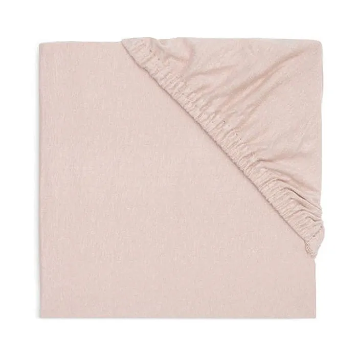 Drap-housse Jersey Rose Sauvage - 60 x 120 cm - Jollein - Lit bébé-0