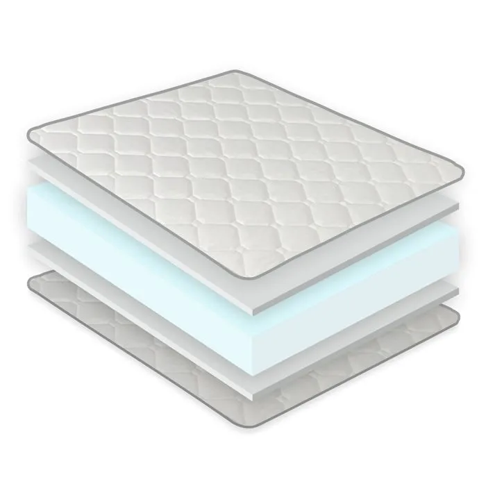 Matelas mousse 90X190 ERGO BASIC Épaisseur 12 cm – Rembourrage super soft - Juvénil - idéal pour les lits gigognes-4