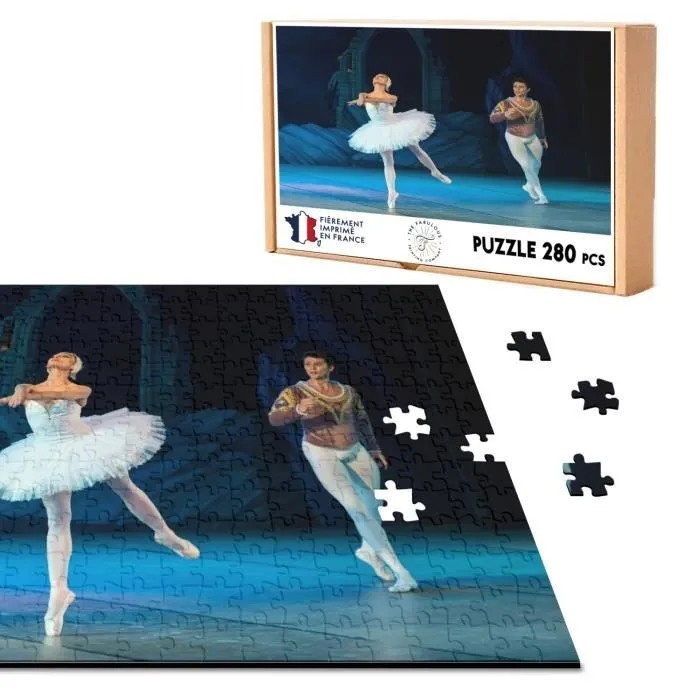 Puzzle Classique - FABULOUS - Ballet Etoile en Tutu Sur Pointe Danse - 280 Pièces - Intérieur - Mixte - Adulte-0