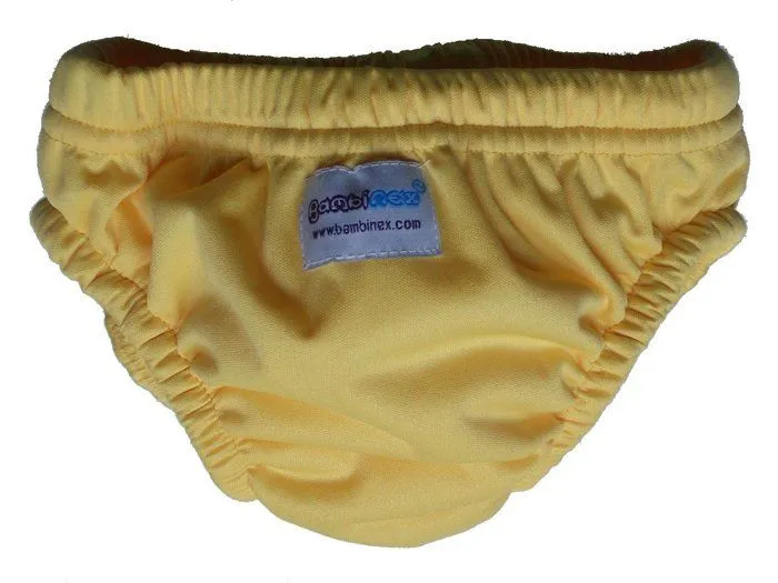 Couche lavable - couche d'apprentissage lavable Junior joy - 031851YE - Bambinex Swim Nappy Moyen Jaune-0