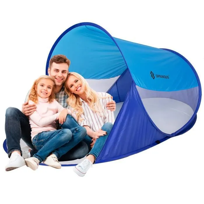 Tente de Plage - SPRINGOS - Pop Up - Anti UV - 200x120x60-95cm - Hydrofuge-3