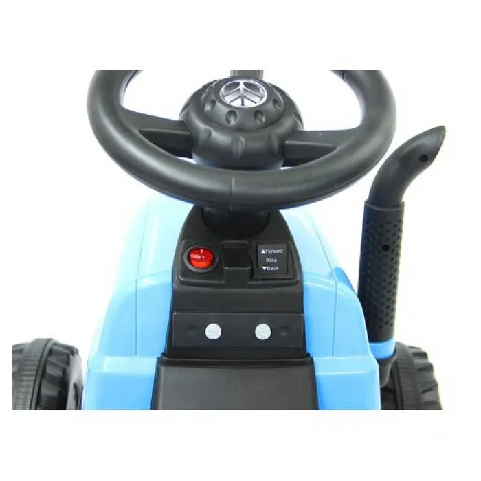 Tracteur électrique New Holland avec remorque bleue pour enfant - JAMARA-5