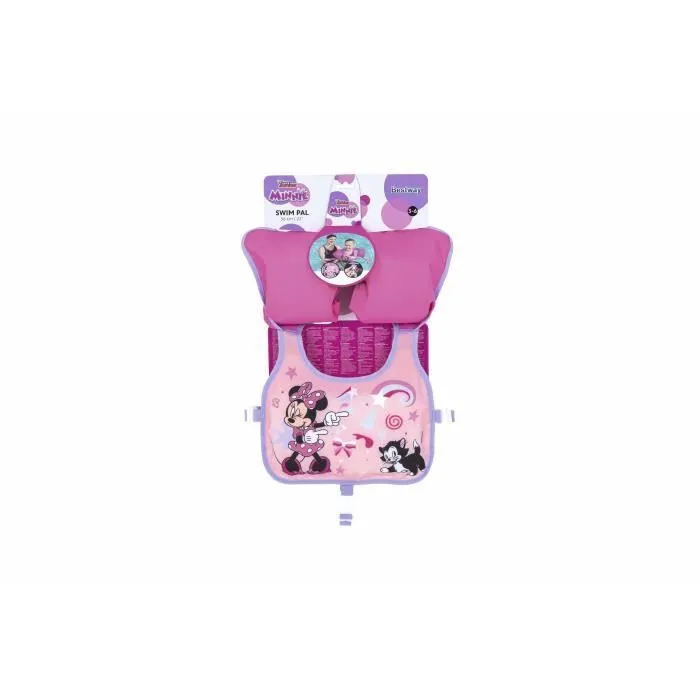 Gilet de sauvetage - BESTWAY - Disney Junior Minnie Mouse - Rose - 3 à 6 ans - Sécurité enfant-0