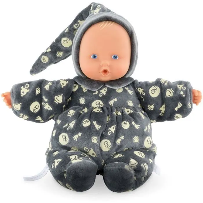 Mon Doudou COROLLE - Babipouce Brille dans la Nuit - 28 cm - senteur de vanille - dès la naissance-1