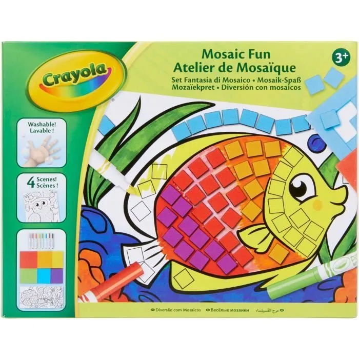Crayola - Atelier de Mosaïque - Activités pour les enfants-0