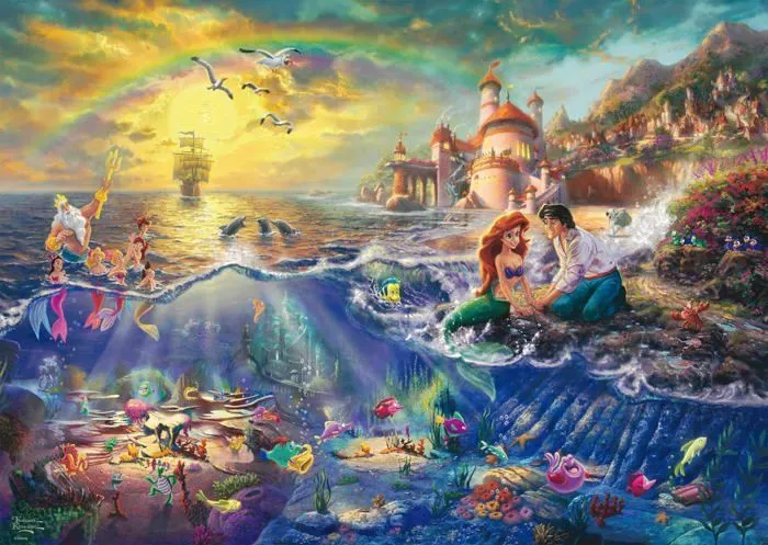 Puzzles - SCHMIDT SPIELE - Disney Arielle la petite sirène - 1000 pièces-2