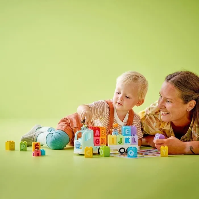 LEGO® 10421 DUPLO Ma Ville Le Camion de l'Alphabet, Jouet d'Apprentissage de l'Alphabet pour Enfants Dès 2 Ans-4