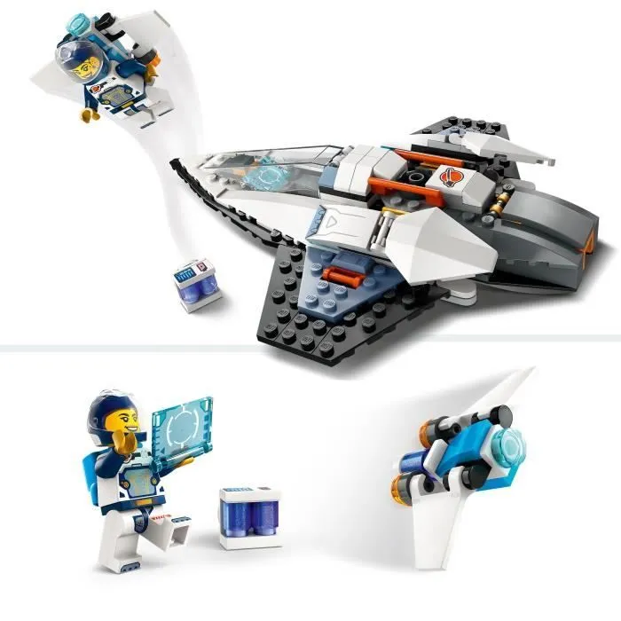 LEGO® 60430 City Le Vaisseau Interstellaire, Jouet sur l'Espace, Cadeau Enfants Dès 6 Ans, Jeu Créatif avec Minifigurines-3