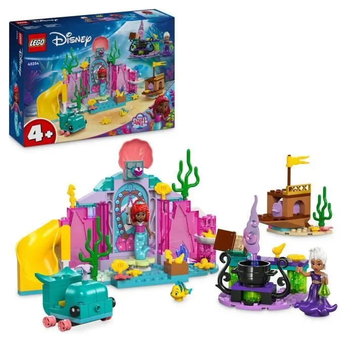 LEGO® Disney Princess 43254 La grotte de cristal d’Ariel, set de construction-0