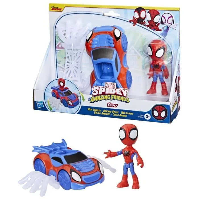 Arachno-bolide de Spidey, Marvel, jouets préscolaires, Spidey et ses Amis Extraordinaires-4