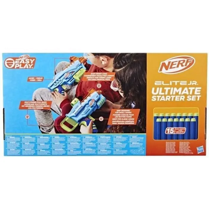 Jeu de tir - NERF - Nerf Elite Jr Ultimate Starter Set - Mixte - Multicolore - 6 ans-4