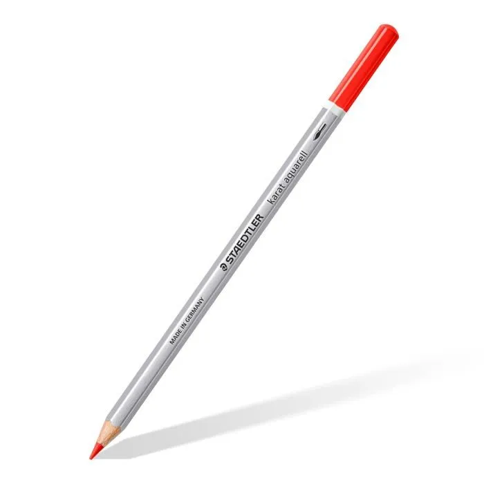 Crayon de couleur - craie grasse Staedtler - 125-80 - Karata Lot de 6 Crayons de couleur aquarellable Gris Clair-0