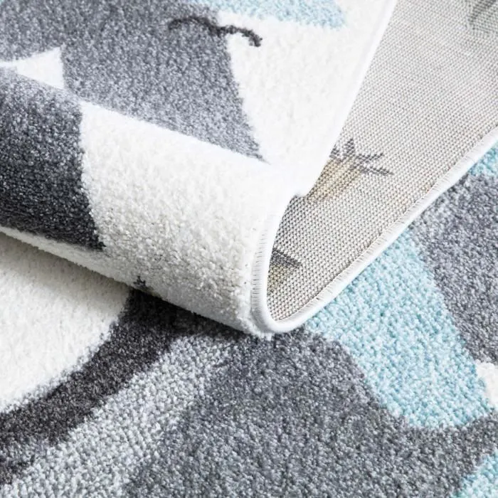 Tapis de jeu pour chambre d'enfant Routes de Montagne 140x200cm-2