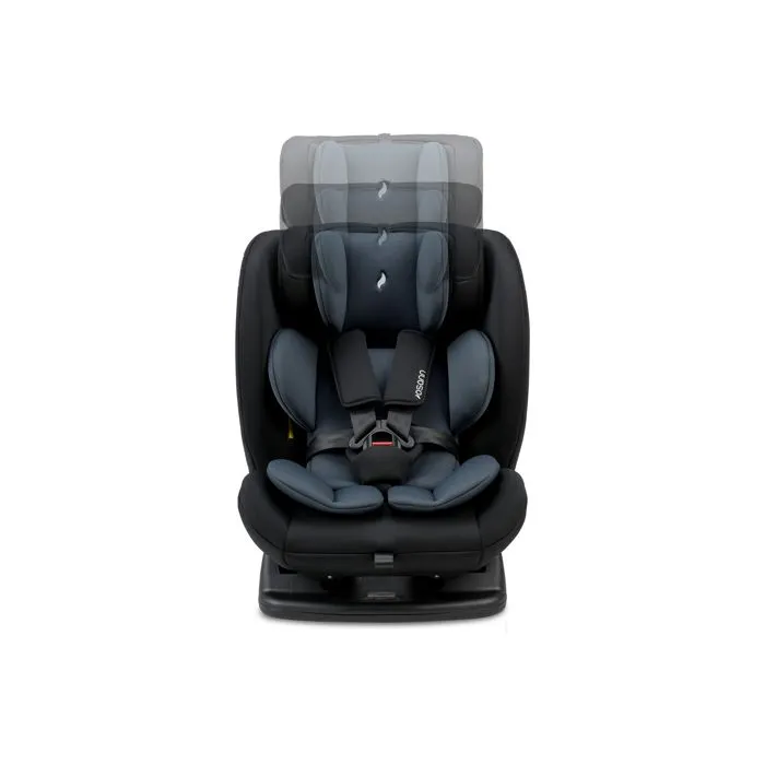 OSANN - Siège auto bébé/enfant Huddle 2 i-Size - 40-150 cm - 0 à 12 ans - Groupe 1/2/3 - Noir  Noir --4