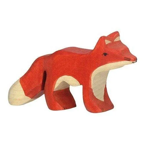 Figurine en bois HOLZTIGER Renard petit pour enfant à partir de 3 ans-0
