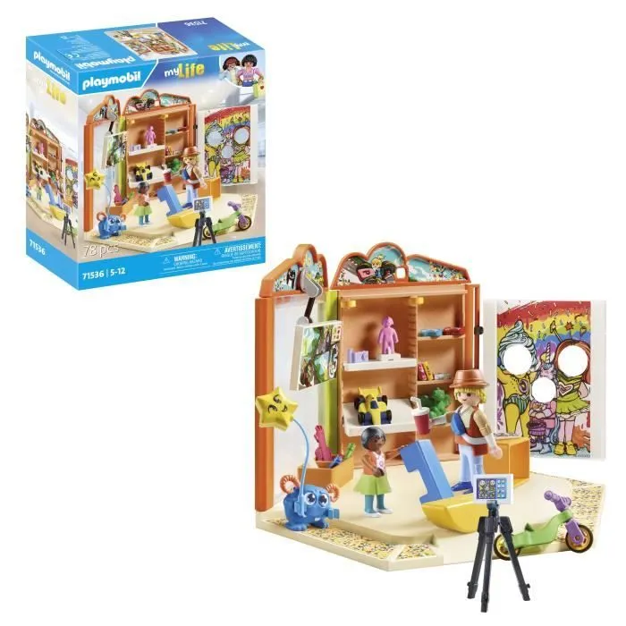 PLAYMOBIL 71536 Magasin de jouets, My Life, Le shopping, 78 pièces, Dès 5 ans-0