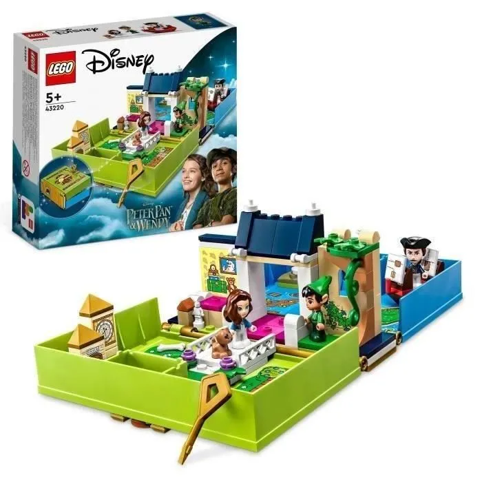 LEGO Disney 43220 Les Aventures de Peter Pan et Wendy dans un Livre de Contes-0