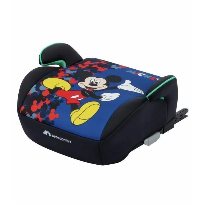 BEBECONFORT DISNEY Siège auto Gaia i-Fix, Rehausseur ISOFIX, Siège Auto Mickey, 6 à 12 ans, 22-36 kg, 125-150 cm, Léger, Fun Mickey-0