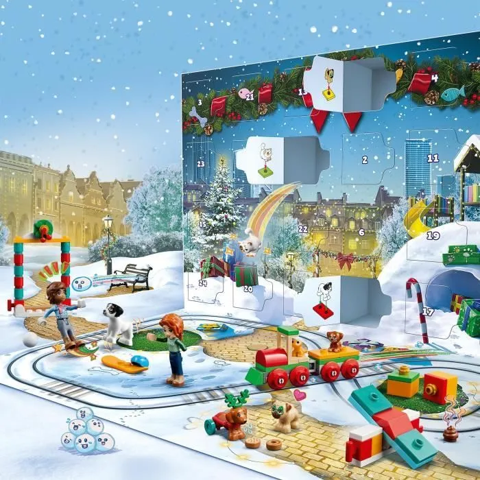 LEGO® Friends - Calendrier de l’Avent 2023 - 24 Cadeaux dont 8 Figurines d'Animaux - Cadeau Noël-3