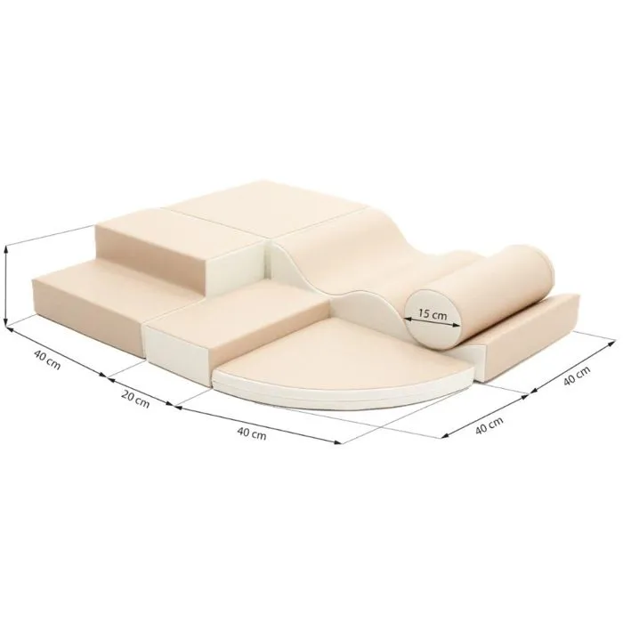 IGLU 6 XL Modules de Motricité en Mousse Blocs de Construction Jouets éducatifs Antidérapant Jeu pour Glisser Ramper Gramper-1