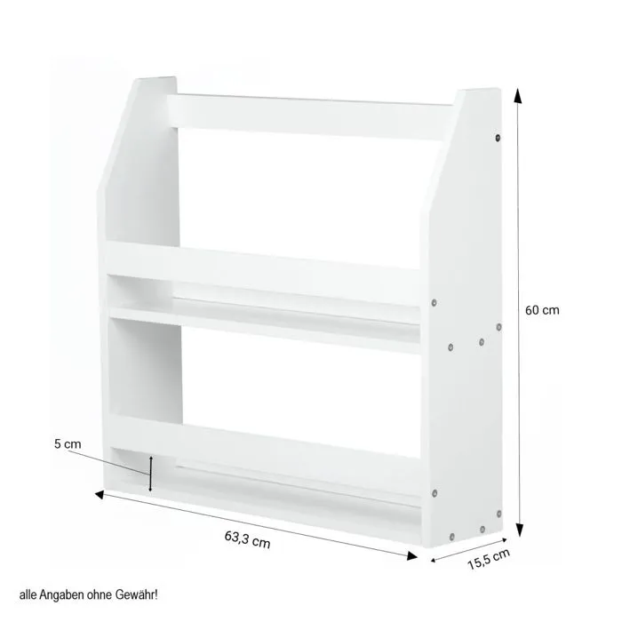 Etagère murale suspendue - HomeStyle4U - 1996 - Blanc - Laqué - Contemporain-3